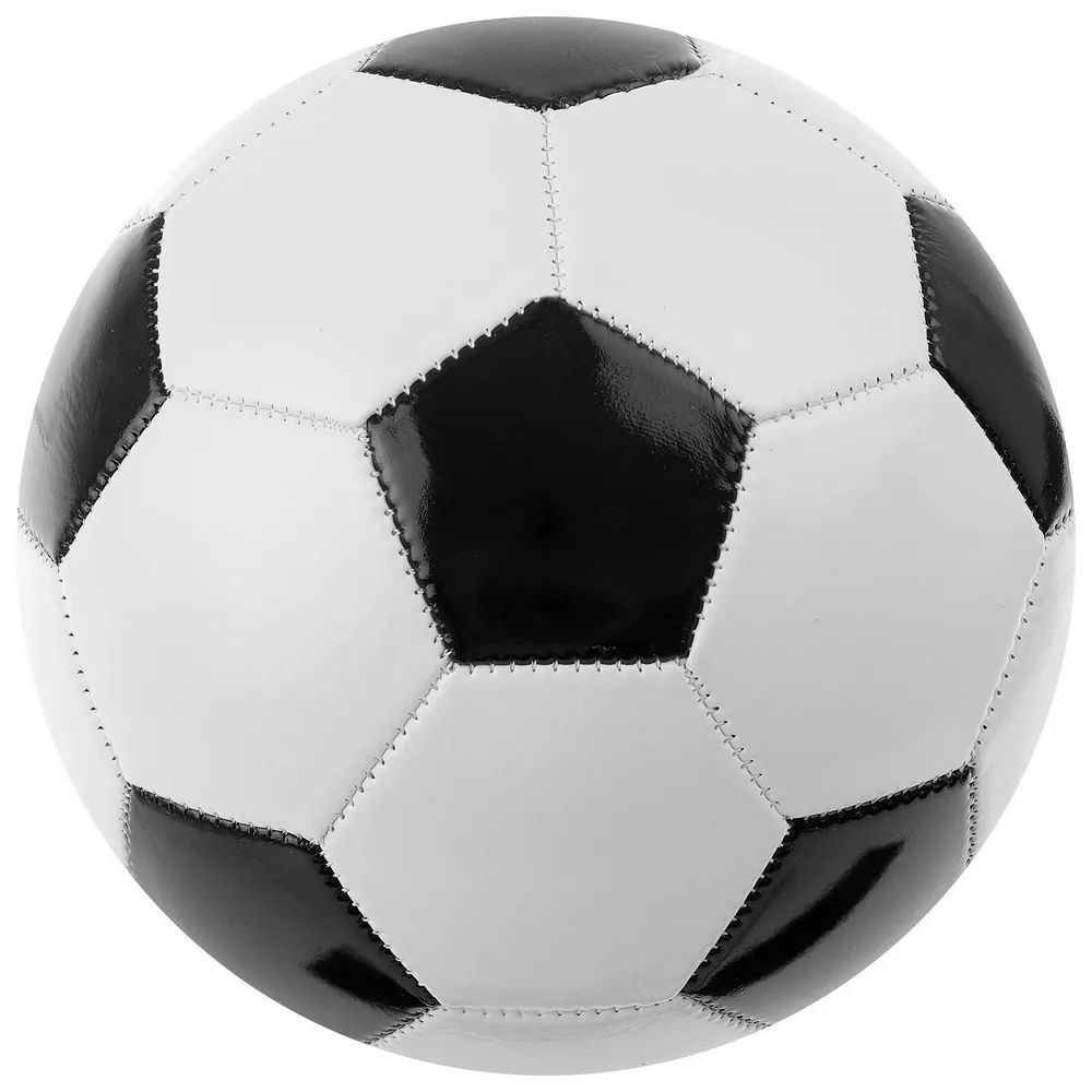 Мяч футзальный р. 4 (20 см.) бело-черный, 2подслоя, машин.сшивка\1220034 Китай
