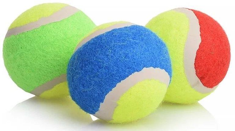 Набор мячей для большого тенниса (3шт.) в пакете \ 00-1177