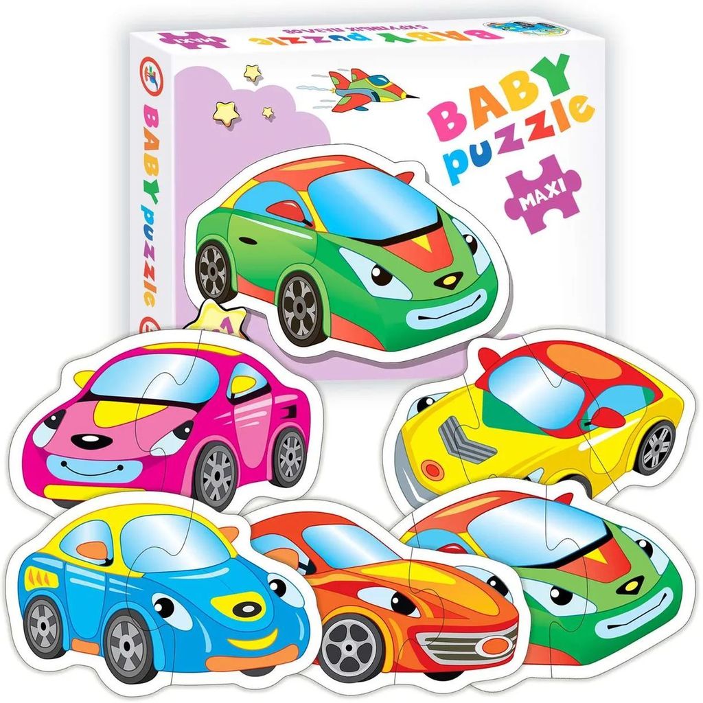 Пазлы MAXI "Машинки" (Baby Puzzle) \ 4001 Дрофа
