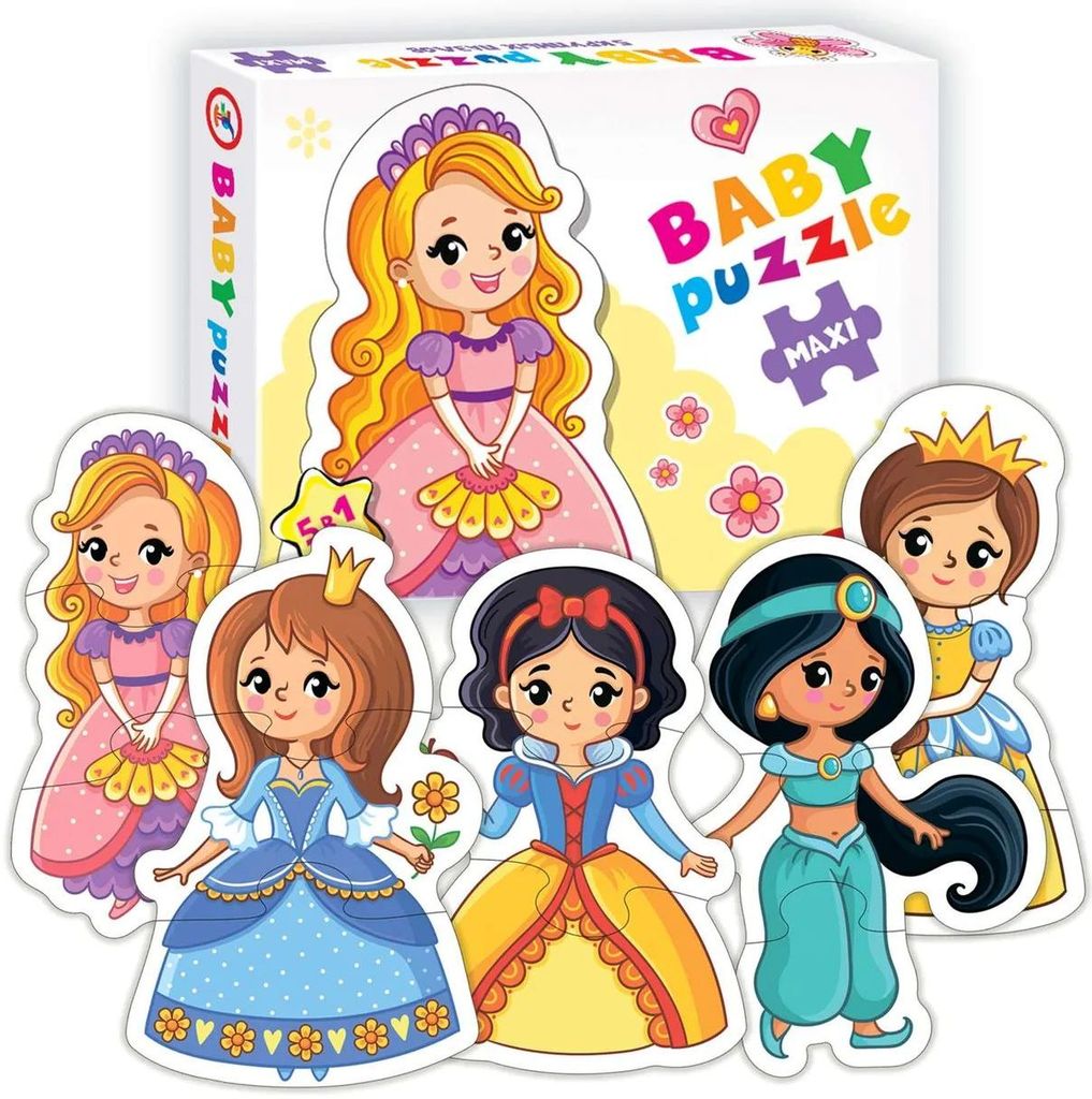 Пазлы MAXI "Принцессы" (Baby Puzzle) \ 4077 Дрофа