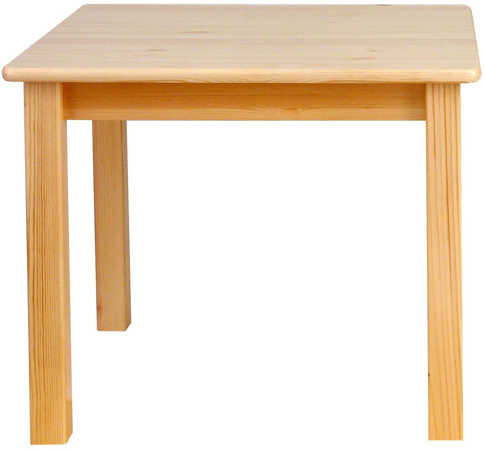 Стол деревянный квадратный, сосна (70х70 см, h 52 см - 2 рост)
