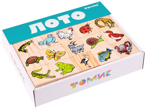 Лото дерев. "Животный мир" 48 дет.\ 6-2222-2 Томик, Россия