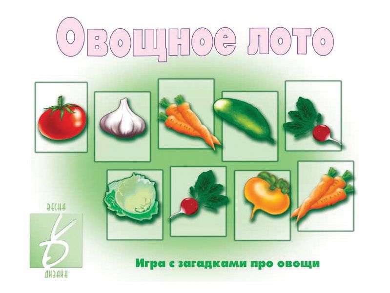 НПИ Овощное лото (в папке) \ Д-230 Весна-Дизайн
