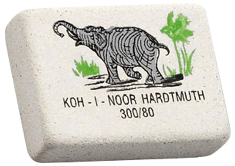 Ластик Elephant 300\80, прямоугольный, натуральный каучук, 26*18*8мм \ 0300080018KDRU Koh-I-Noor