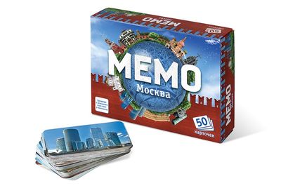 Мемо "Москва" 50 карточек \ 7205 Нескучные игры