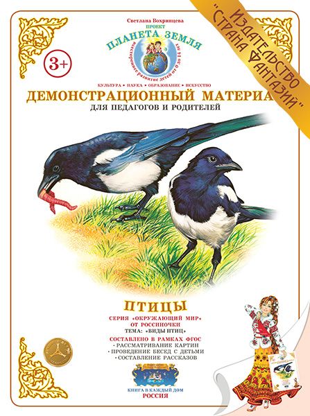 Дем. мат (А3) Птицы. Виды птиц. \ Страна Фантазий
