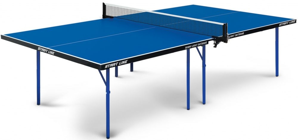 Теннисный стол Start Line Sunny Light Outdoor blue всепогодный + сетка \ 6015