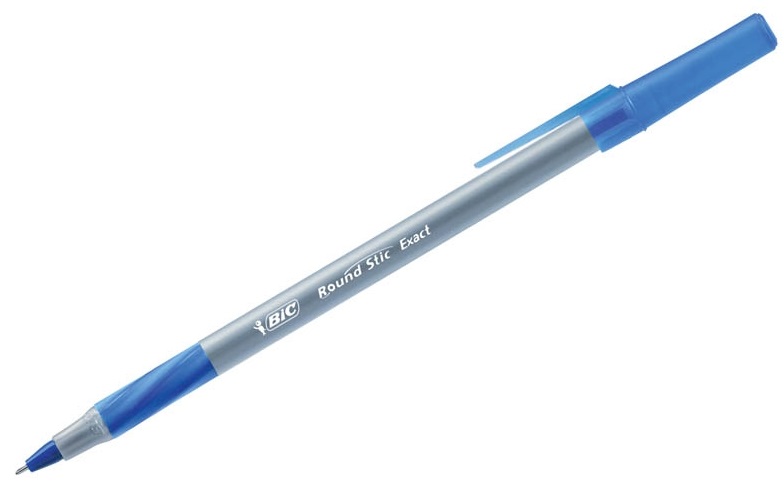 Ручка шариковая "Round Stic Exact" синяя \ 918543\BIG