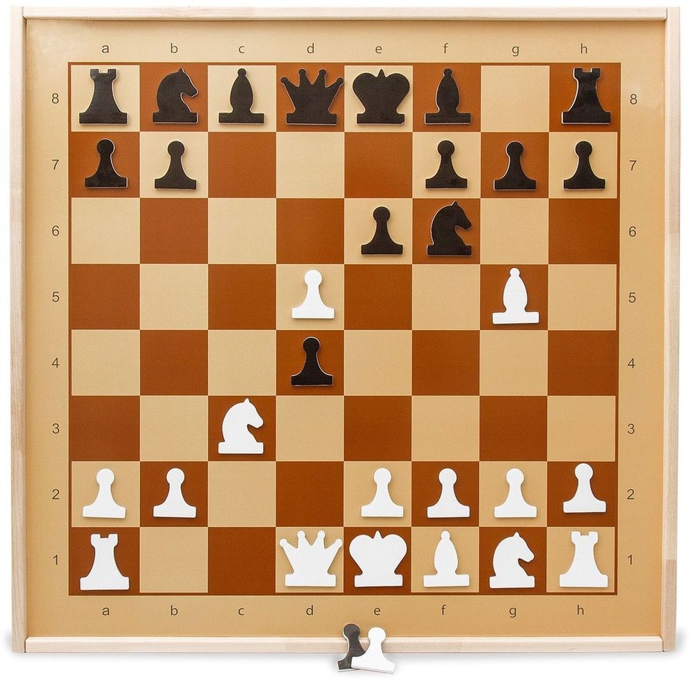 Шахматы демонстрационные магнитные (доска 73*73*3,5 см) \10 Королевство 01756