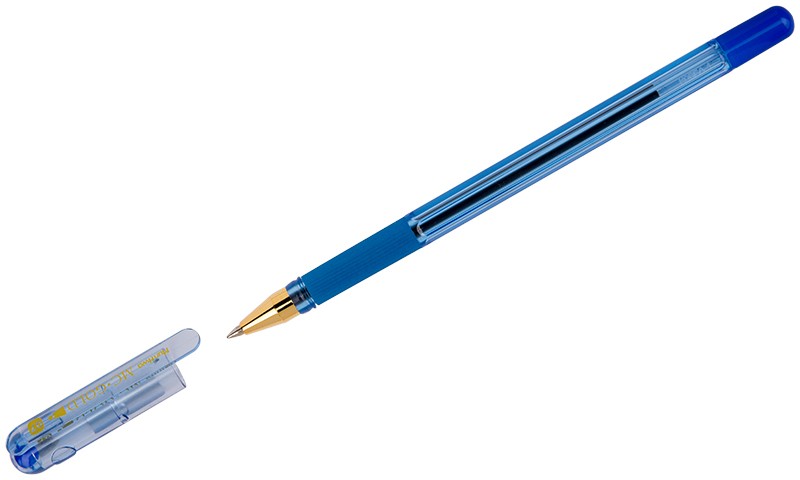 Ручка шариковая МС GOLD, синяя, 0,7мм, грип \ ВМС07-02 MunHwa