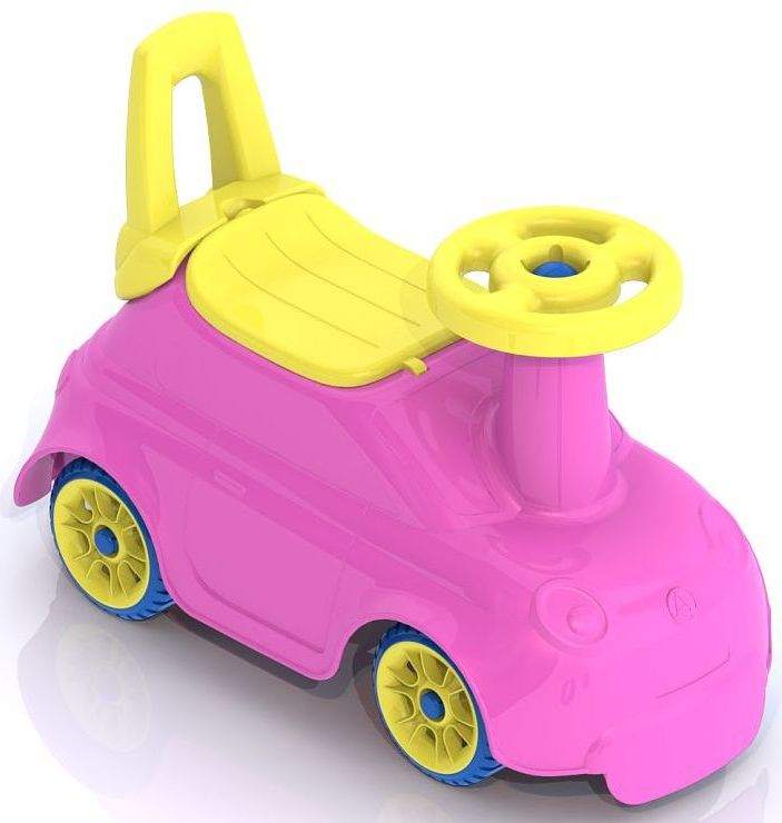 Каталка "Крутышка" со спинкой, 52см. (голубая,красная) \ 431004 Нордпласт, Россия