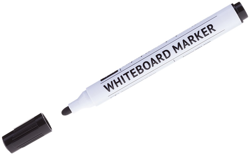 Маркер для белых досок OfficeSpace черный, пулевидный, 2,5мм \ WBM_9500