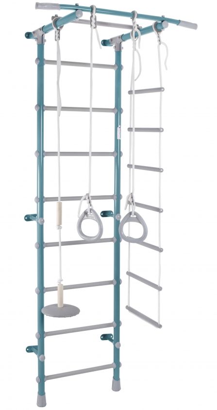 ДСК Pastel 1 бирюзовый-серый (веревочная лестница,тарзанка,кольца) \ PF1П17.16-П