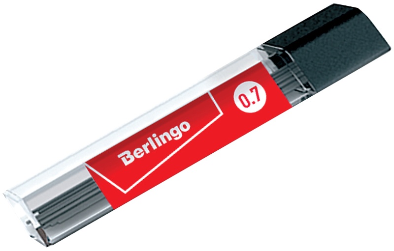Грифели для механических карандашей 12шт., 0,7мм, HB \ BSg_12077,12007 Berlingo