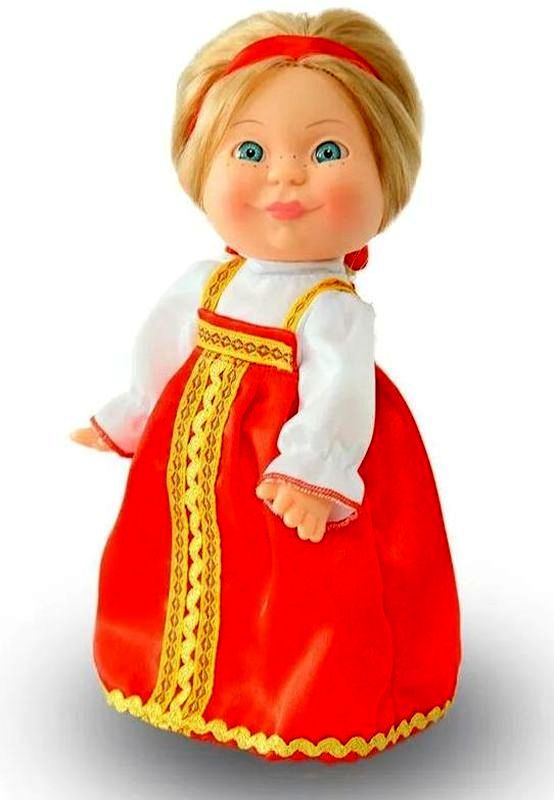 Кукла Веснушка в русском костюме (девочка,26 см.) \ В2910 Весна, Россия
