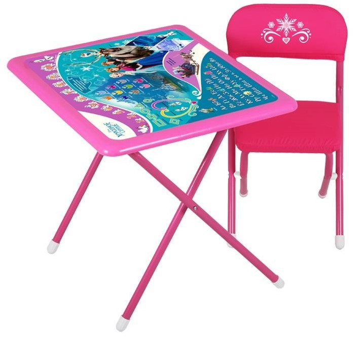 Стол+стульчик "Холодное сердце 2" №к3-06 (розовый) \ Дэми