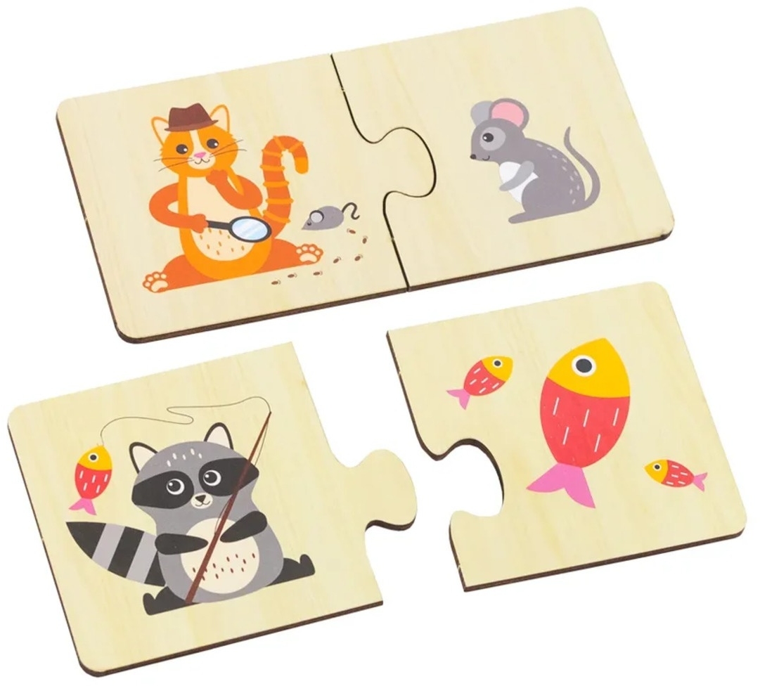 Набор пазлов деревянный 20 дет.\ ПЗЛ12 Алатойс, Россия