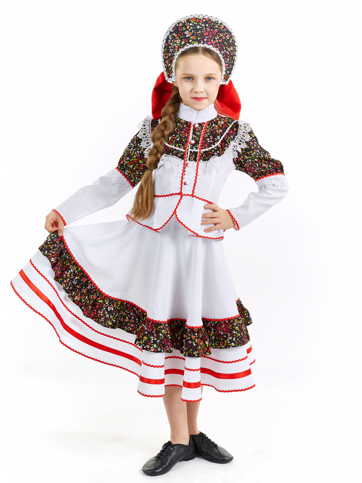 Русский народный костюм Кадриль Кубанская (цвет в ассорт.)