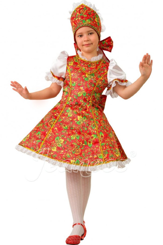 Русский народный костюм "Марьюшка" детский.