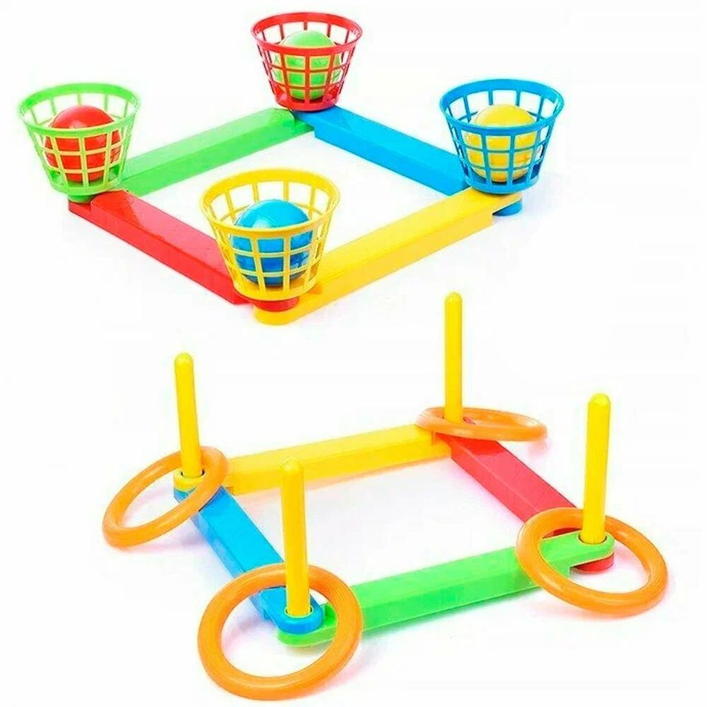 Игра 2в1 Кольцеброс + мини-баскетбол (в пакете) \ 3-425