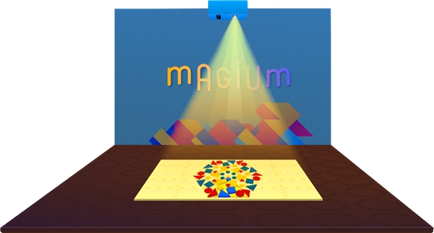 Интерактивный образовательный пол Magium с коробом v3