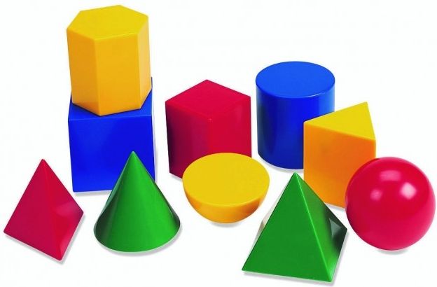 Набор Большие пластиковые геометрические фигуры\ LER0922 Learning Resources