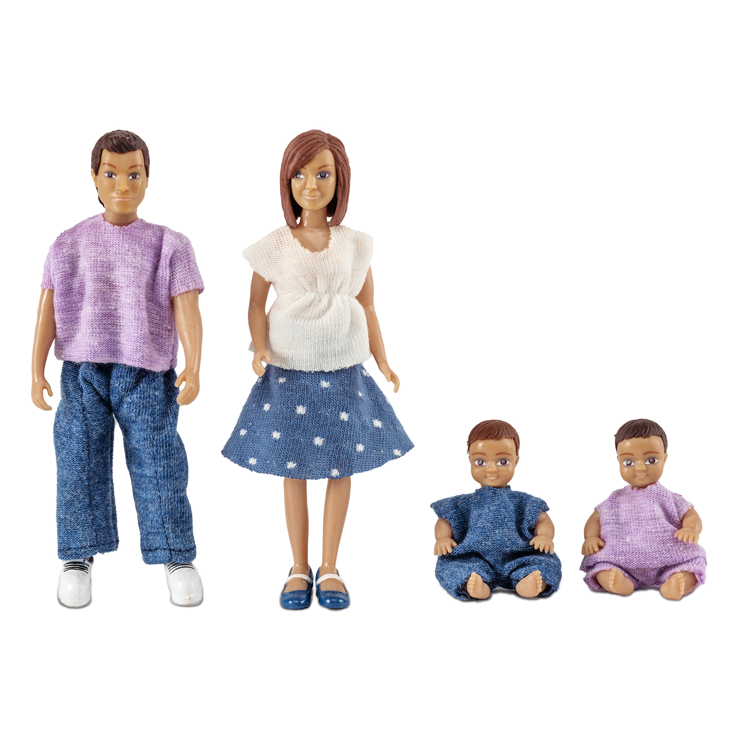 Куклы для домика семья с двумя малышами\ LB_60806300 Lundby