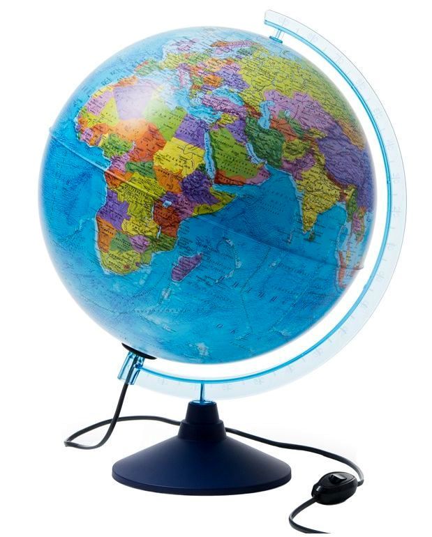 Глобус политический 32см, с подсветкой на круглой подставке Ке013200227 Globen
