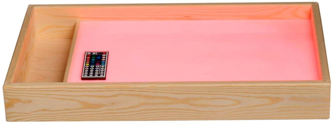Планшет для рисования песком "МАКСИ+ЦО" (50*80 см, подсветка: цветная 16 цветов+пульт ДУ) \ СП-01256