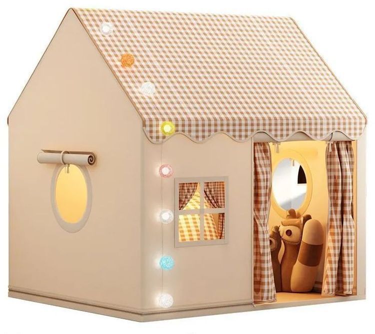 Домик игровой 120*100*130см, пластмассовый для детей (в сумке)