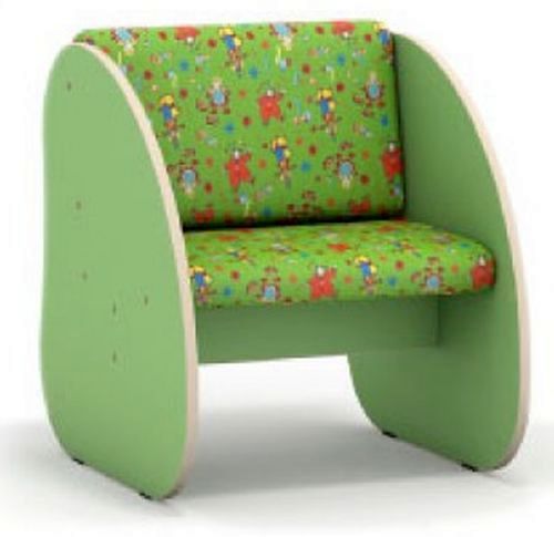 Кресло детское игровое 482х560х570 мм ("Клен" флок с рисунком) \ Росметалл