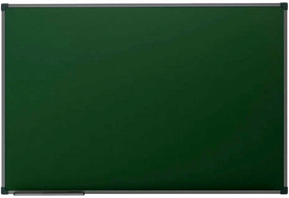 Доска магнитно-меловая 1-элементная 100*75 см, зеленая, алюминиевый профиль