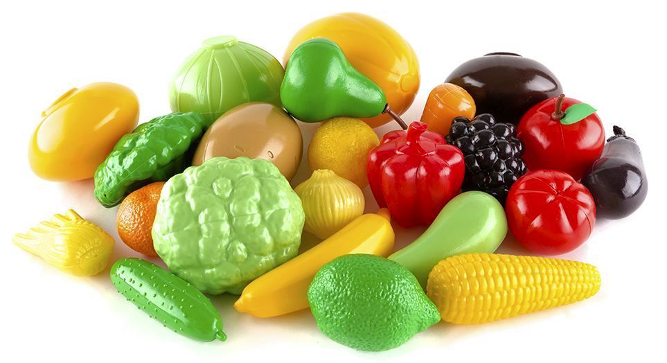 Набор "Большой набор овощи-фрукты" \ 21050 Пластмастер
