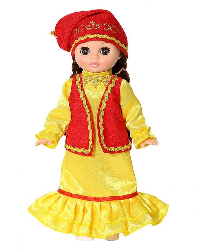 Кукла в татарском костюме Эля девочка 30,5 см \ В3206 Весна