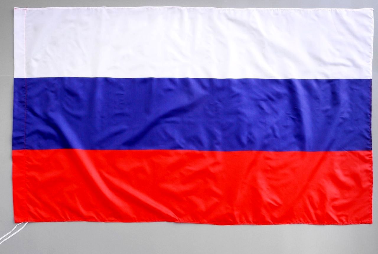 Флаг России 90х145см, полиэфирный шелк \ 261023