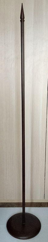 Флагшток кабинетный напольный деревянный для одного флага 2,2 м (подставка, древко, навершие) / Россия