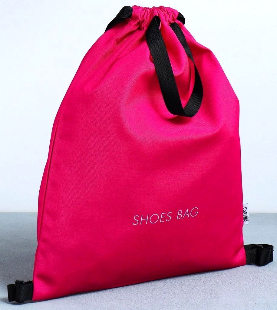 Мешок для обуви, цвет розовый, два вида ручек 41х31см \ 9450016