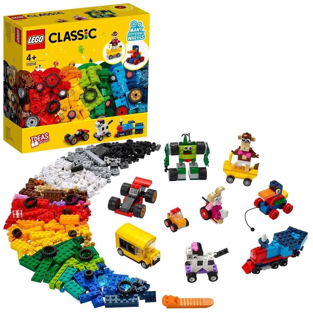Конструктор ""Classic" ("Bricks and Wheels" Кубики и колёса) 4+ \ 11014 LEGO