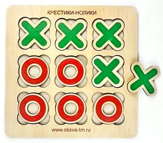 Игра Крестики-нолики (эконом) 3+ \ Оксва
