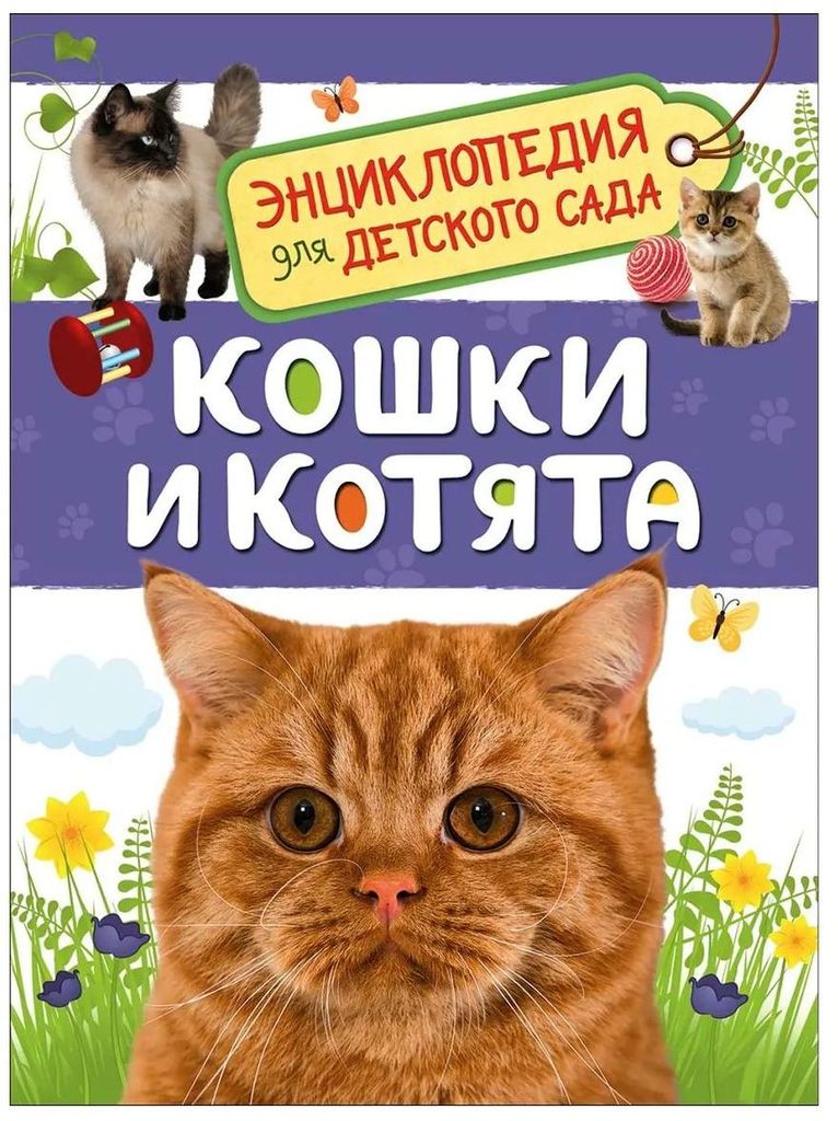 К-н Энциклопедия для детского сада "Кошки и котята" \ Росмэн