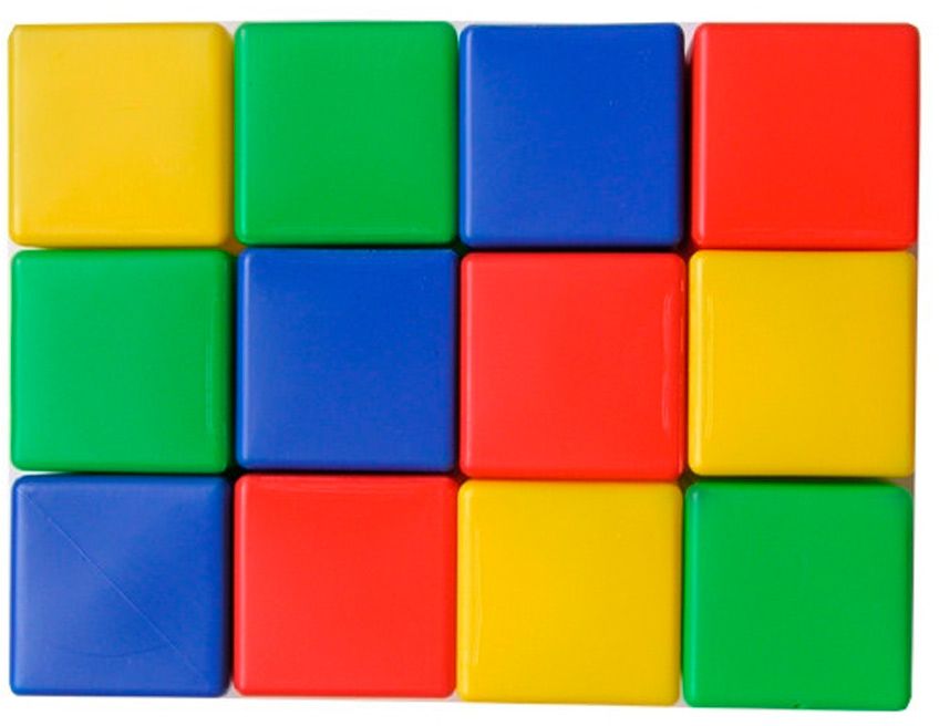 Набор кубиков 12 эл (8 см) \ 00901 10Королевство