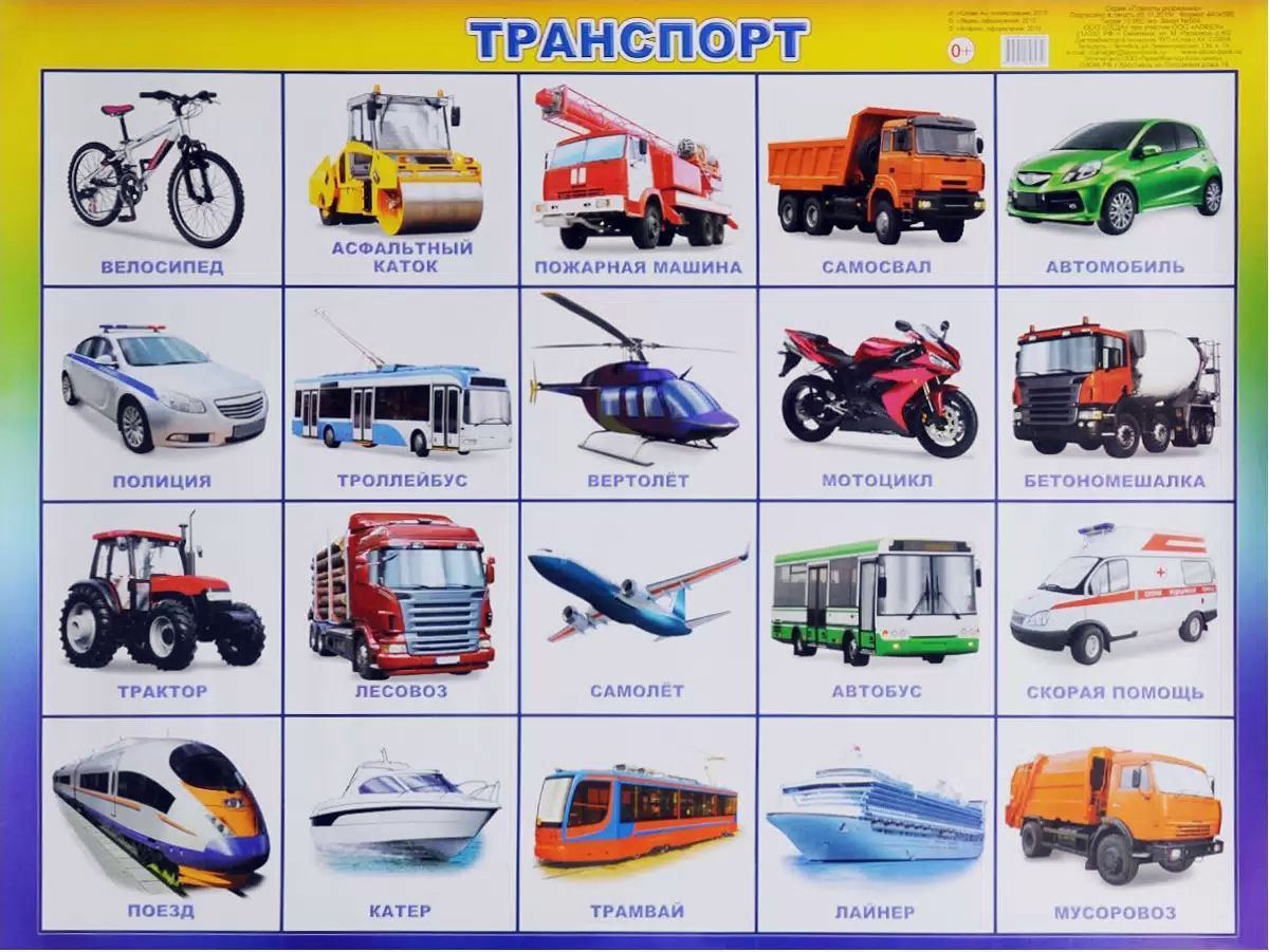 Плакат Транспорт \ 00053 Леда