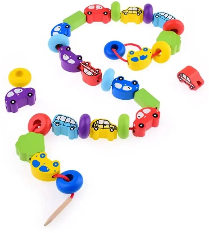 Счетный материал "Бусы. Транспорт" 31 дет. (в коробке) \ 1-73 Томик