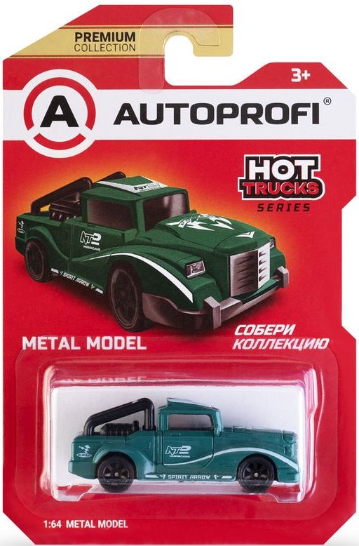 Машинка коллекционная 1:64, Серия HOT TRUCKS, TRU-003 тиффани \ TRU-003 TF
