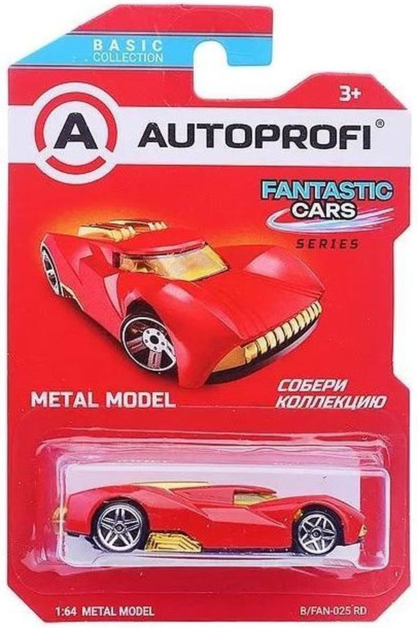 Машинка коллекционная 1:64, Серия FANTASTIC CARS, B/FAN-025 красный \ B/FAN-025 RD
