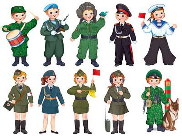 Комплект украшений на скотче Защитники Родины (10 шт.) 2-сторонние \ КС-17275 Сфера