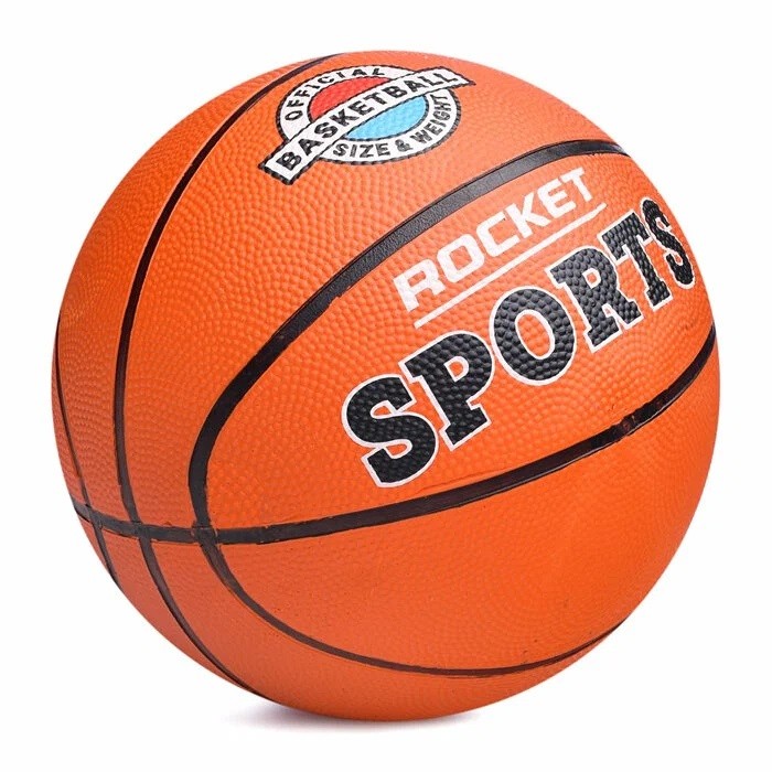 Мяч баскетбольный р.5 ROCKET "Sports" №5, PVC, 430г \  R0095