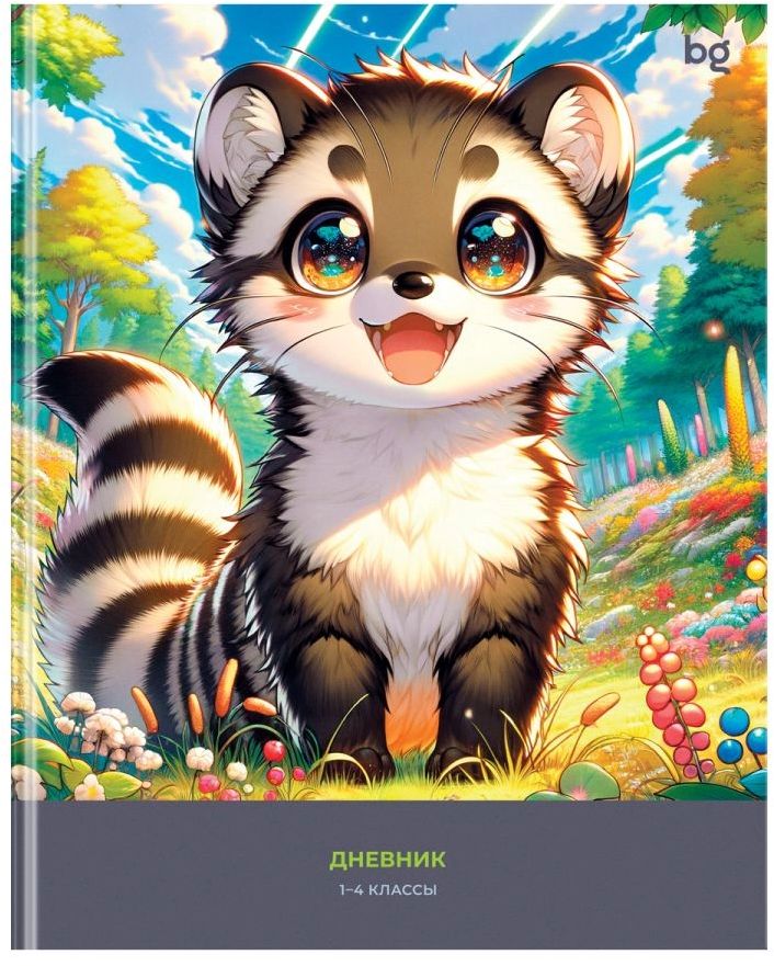 Дневник 1-4 кл. 48л. (ЛАЙТ) BG "Крошка Енот", глянцевая ламинация \ Д5и48_лг 64635