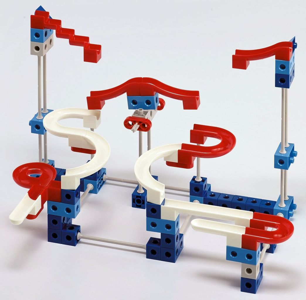 Конструктор "Лабиринт с шариками Marble Run и 2-х см. соединяющимися кубиками (102 дет.)" \ 12192