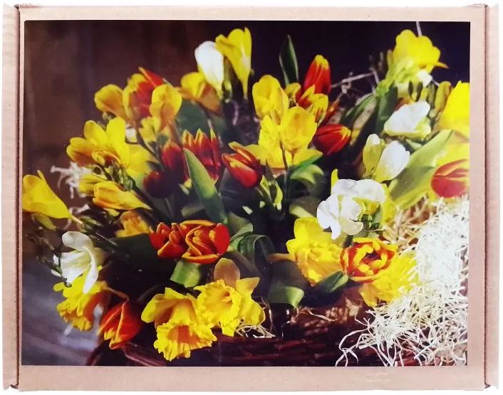 Пазл фигурный деревянный "Цветы" Alter Ego \ 8350 НИ